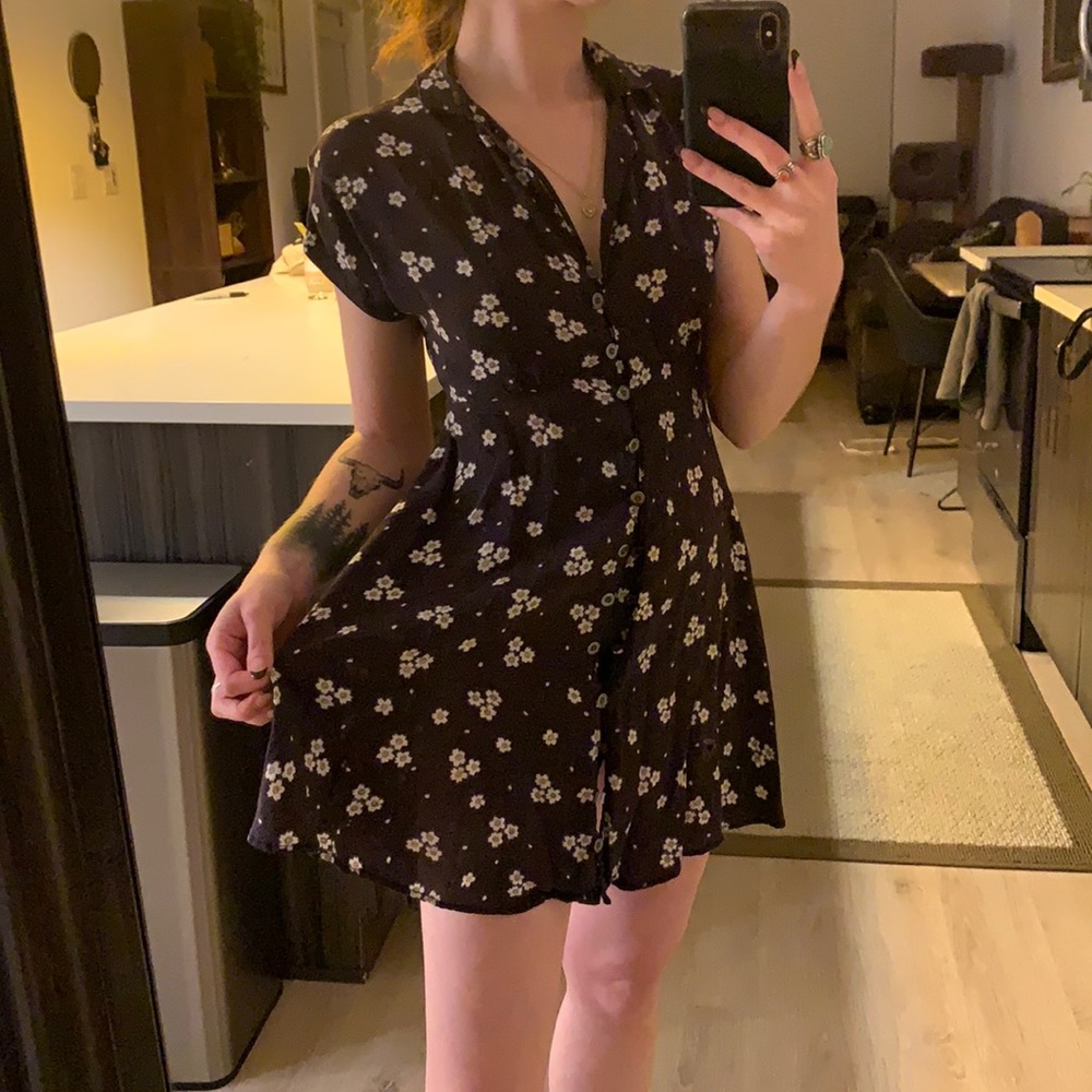 UO floral collar dress